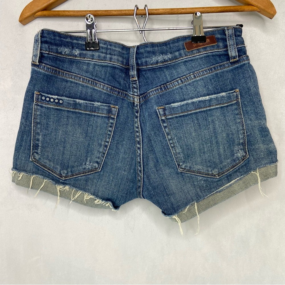 Blank NYC Blue Distressed‎ Jean Shorts - Picture 4 of 4